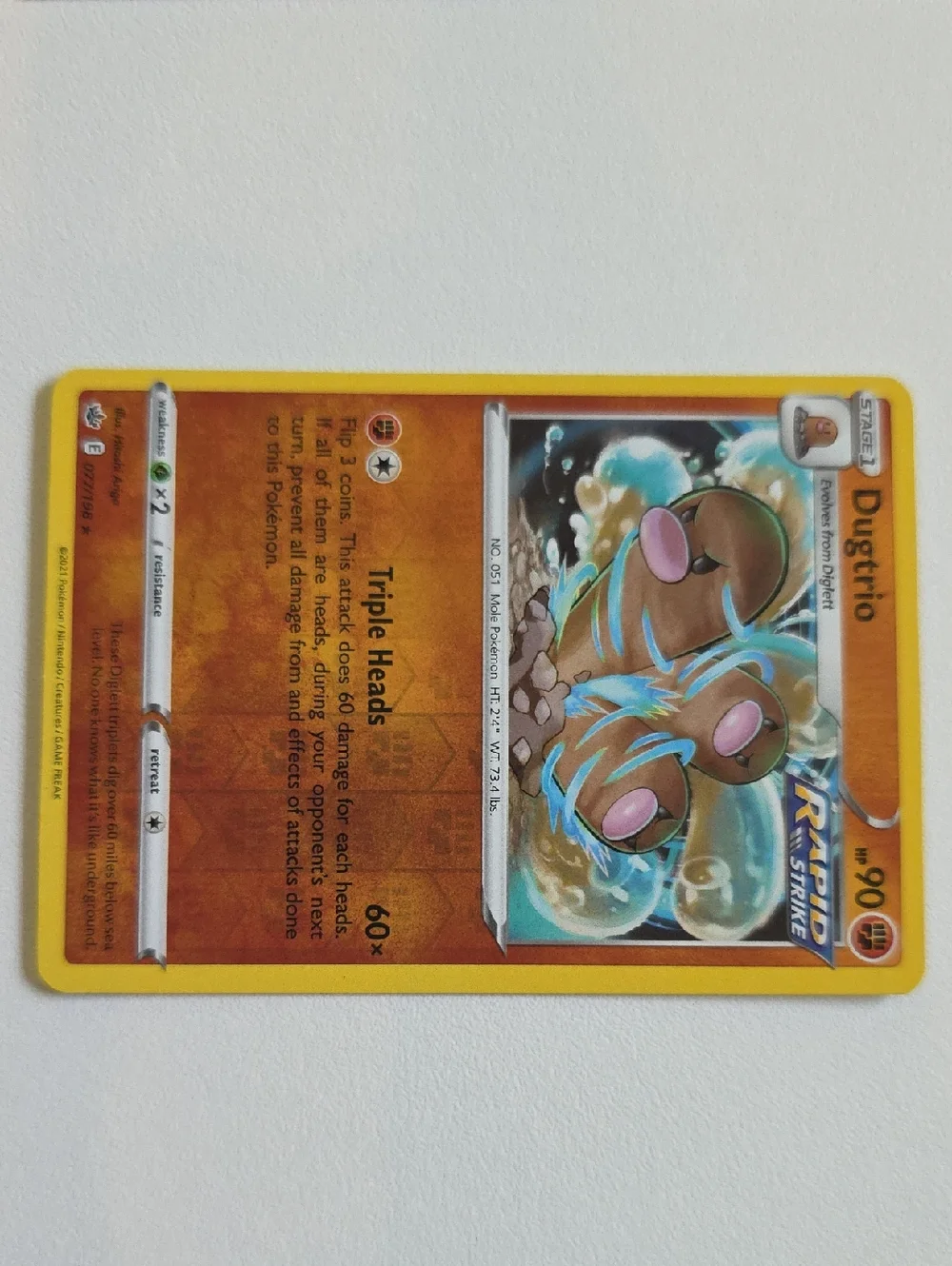 Pokemon Diglett And Dugtrio Card Lot - Alolan